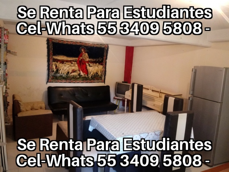 Estudiantes TESE; Estudiantes UNEVE; Estudiantes UPN 153; Odontologia UNAM Clinica Aragon; Odontologia Iztacala Clinica Aragon; Odontologia FES Aragon; Estudiantes FES Aragon; Cuartos para Estudiantes; habitaciones estudiantes; recamaras estudiantes; departamentos para estudiantes; alojamiento estudiantes; hospedaje estudiantes;